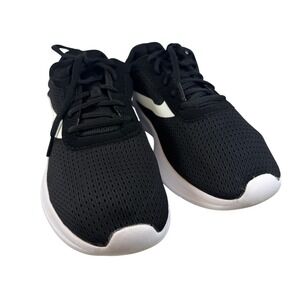 Atlet Memory Foam Men's Running Sneakers Black/White Lightweight Size 9